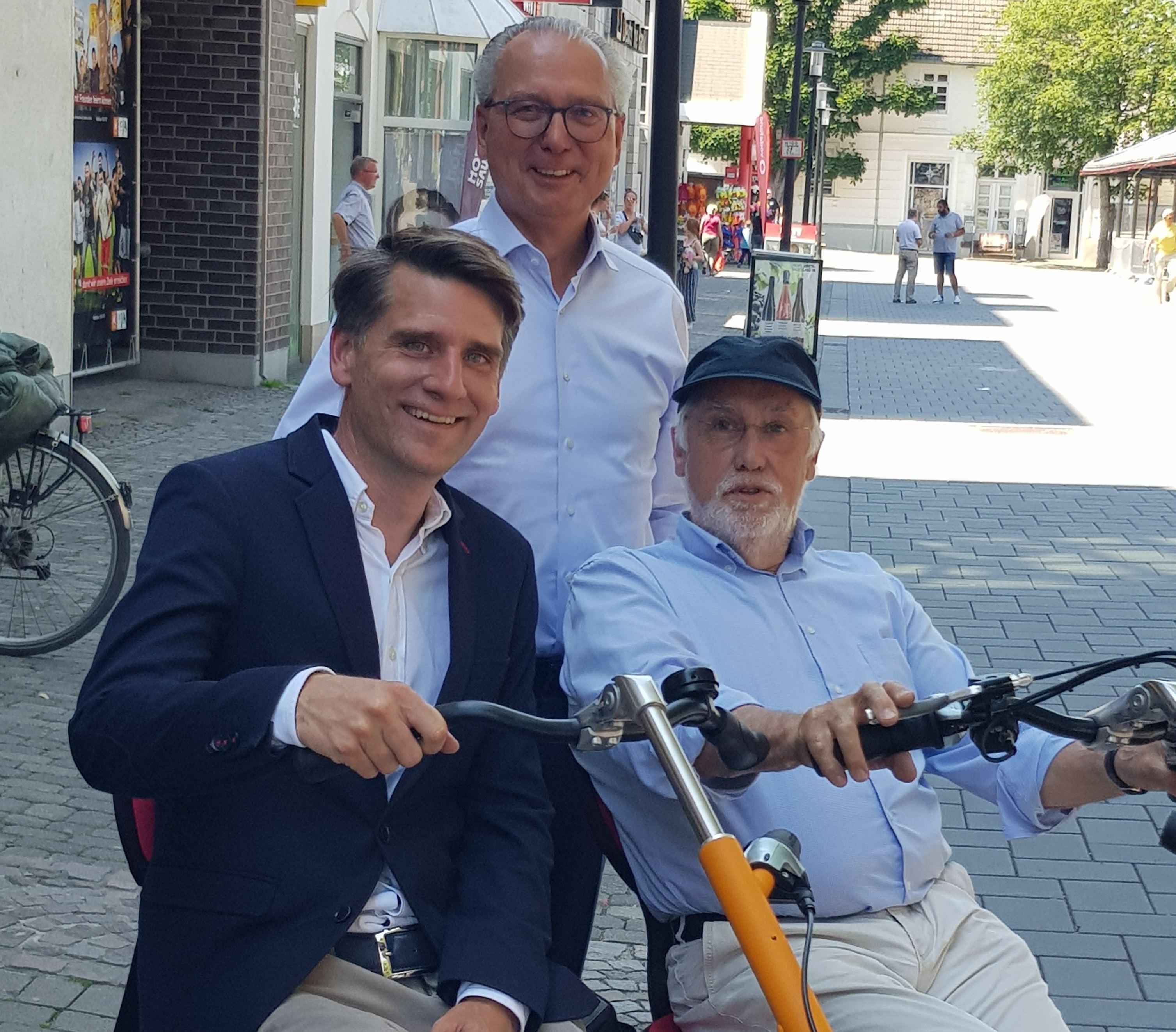 Zweite Fahrradrikscha für den Verein Drehmomente.